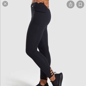 Black GymShark Poise Leggings